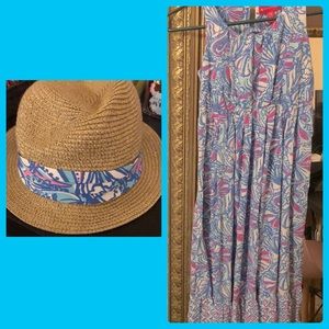 Lilly Pulitzer girls dress with hat